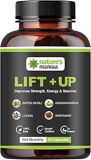 Nature's Maniaa Ayurvedic Lift-up Capsule - 60 Capsules | For Men's | Pack Of 1, 1 count