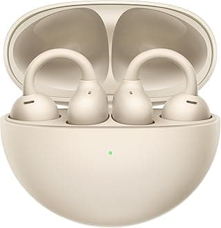 HUAWEI FreeClip Wireless Earbuds, Bluetooth Open Ear, Ear Cuff Type, 3 Levels of Volume Adjustment, Non-Clogging Earphones, Lightweight, Approx. 0.2 oz (5.6 g) (Main Body), Sound Leak Proof