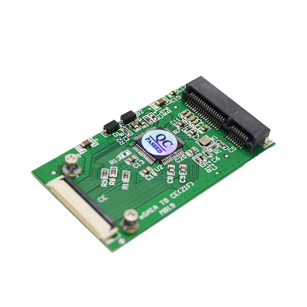 1Pcs Mini PCI-E mSATA to CE ZIF 1.8 inch SSD to 40 pin ZIF CE Cable Adapter Converter Card SSD HDD Adapter Converter