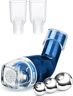 Flutter Valve Device for Lungs, Breathing Exercise Devicefor Lungs, Adjustable Resistance for Natural Mucus Removal, Portable Lung Exerciser Device | Breathing Trainer