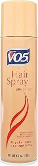 Crystal Clear Brush Out Hair Spray - Volumizing Hair Spray for Styling - Frizz and Humidity Control - Clear Spray Formula - 8.5 oz