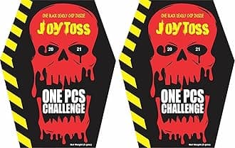 JOYTOSS one-pcs-Challenge | Extreme Spicy Tortilla Chips | Hottest Chips in the World | Ultimate Hot Snack | (Pack of 2 Red Pack)