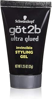 Ultra Glued Invincible Styling Gel Hair Gel 1.25 Oz (12 Pack)