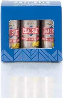 Real Sea Salt - Natural Unrefined Organic Gluten Free Fine, 0.21 Ounce Pocket Shaker (6 Pack)