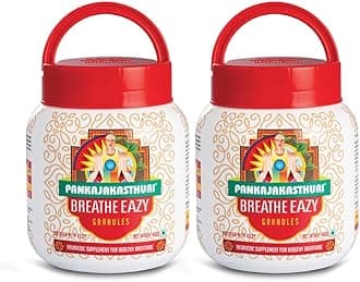 Pankajakasthuri - Breathe Eazy Granules -For Cough, Cold, Sinus and Bronchitis (400gms Pack of 2)