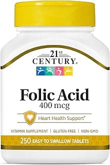 21st Century Folic Acid 400 Mcg - 250 Tablets