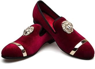 JITAIMen's Classic Faux Leather Loafers Wedding Casual Shoes and Moccasins Loafers for Men