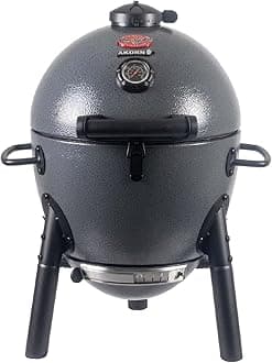 – Char-Griller E86714 AKORN Jr. Kamado, Ash Portable Charcoal Grill