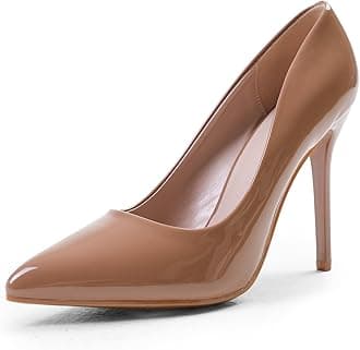 Fashion ThirstyWomens High Heel Pointed Toe Pumps Smart Office Work Courts Shoes Ladies Pumps Party Prom Wedding Bridal Occasion Heeled Court Stiletto Heels Shoes