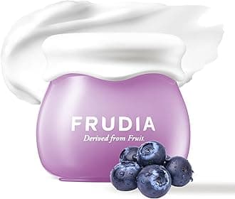 FRUDIA Blueberry Hydrating Face Cream (0.35 oz) – 48-Hour Deep Hydrating Korean Face Moisturizer w/77% Blueberry Extract, Panthenol & Fruit Seed Oils for Dry Skin | Vegan & Cruelty Free