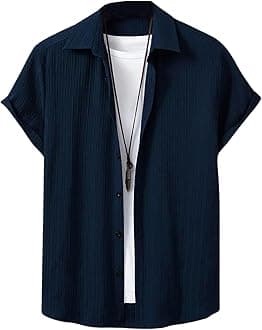 Lymio Men's Solid Regular Fit Shirt