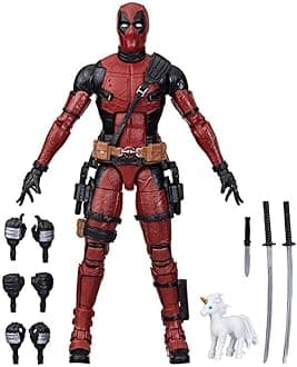 Marvel Legends Series Deadpool, Deadpool 2 Adult Collectible 6 Inch Action Figure, Red