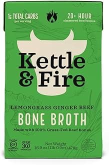 Lemongrass Ginger Beef Bone Broth, 16.9 OZ