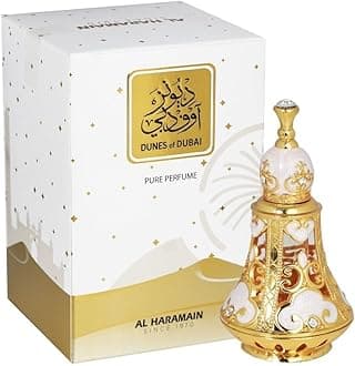 Al Haramain Dunes of Dubai Attar 12ml | Long Lasting Perfume Oil for Women | Luxury Unisex Arabian Fragrance | Concentrated Perfume Oil