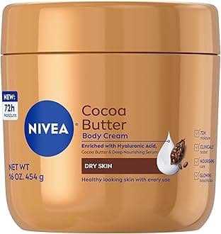 NIVEA Cocoa Butter Body Cream with Deep Nourishing Serum,439.4 g (Pack of 1)