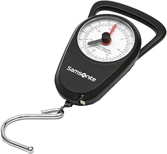 Samsonite Manual Luggage Scale, Black, Max 1.8 Kg