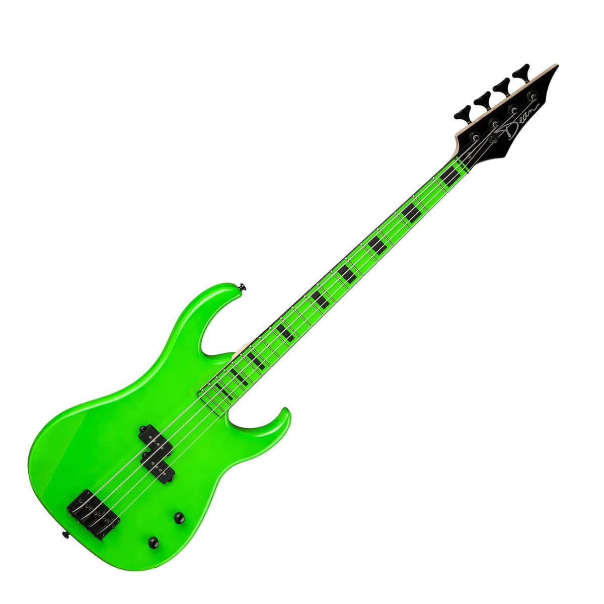 Dean Custom Zone Bass, Nuclear Green