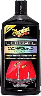Ultimate Compound (450 ml) | Paint repair | minor scratch removal, restores old paint color | quickly & easily removes paint defects while maximizing shine & gloss|Strong rubbing Compound