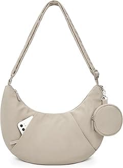 bagsmartCrossbody Bags for Women, Lightweight Shoulder Bag, Casual Crescent Bag with Adjustable Strap