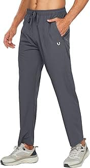 NORTHYARD Men's Athletic Running Joggers Workout Gym Pants Lightweight Jogging Pants Open Hem Sweatpants