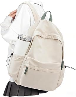 VECAVE Lightweight Casual Laptop Backpack Purse for Women,Travel Backpack with laptop compartment