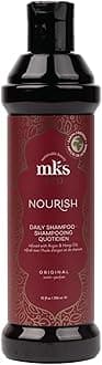 Earthly Body MKS Eco Nourish Daily Shampoo 10 fl oz / 296 ml | Sulphate Free Moroccan Nourishing Cleanser | Vegetable Keratin & Protein | Original Scent