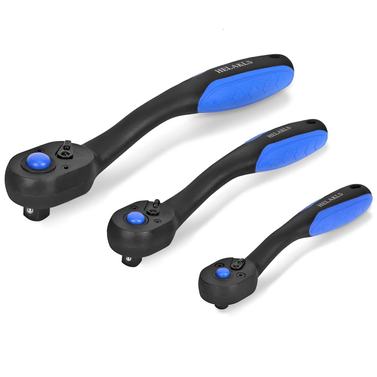 3 pcs Ratchet Set 1/2, 3/8, 1/4 inch