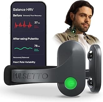 Pulsetto LITE (V1) Vagus Nerve Stimulator Neck Wellness Wearable Device - Supports Calm, Relaxation & Mindfulness - Sleep Aid, Insomnia & Anxiety Relief for Adults - Wireless Neck Tens Machine