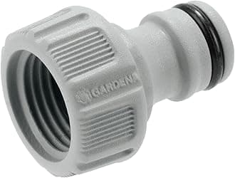 Gardena tap Connector 21 mm (G 1/2 inch): Adapter for Connecting a Water Hose, Anti-Splash Technology, Frost-Proof, Original System (18220-20)