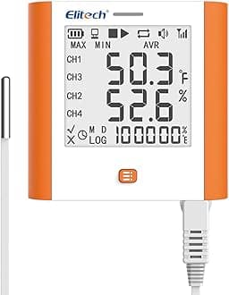 Elitech GSP-6 Temperature and Humidity Data Logger Recorder