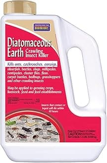 Diatomaceous Earth Crawling Insect Killer, 1.3 lbs. Fast Acting and Long Lasting Pesticide for Indoor or Outdoor Use