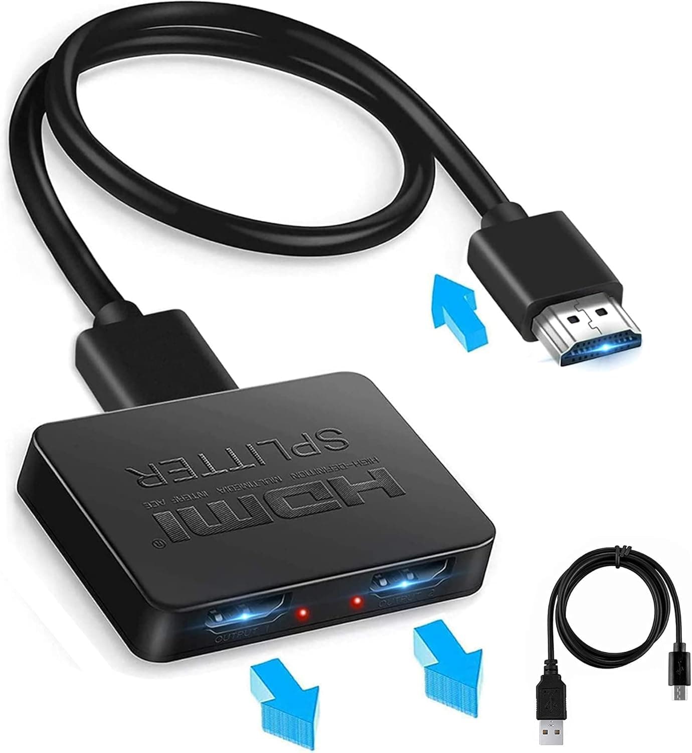HDMI Splitter 1 in 2 out