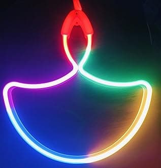 Rozi Decoration Diya Shape Diwali Lights Decoration for Home, Office, Shop Deepavali Décor Pack of 1 Pcs | Diwali Decoration Diya Light | Happy Diwali Decoration Light | Happy Diwali Neon Light