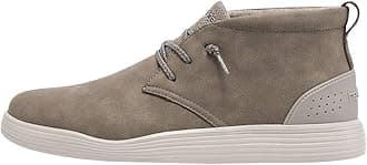 HEYDUDEJo - Desert Boots Men - Lightweight - Natural Wool Lined - Slip On Boots - Memory Foam Insole