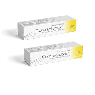 - Contractube-x 120g Gel | For Burns Tattoo Surgery Scars | English Leaflet | Pack of 2