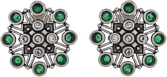 VOYLLAOxidised Earrings|Oxidised|Party|EveryDay Wear|Women Earrings|Gift for Women|