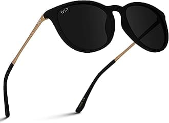 WearMe Pro - Round Retro Polarized Lens Classic Sunglasses for Women