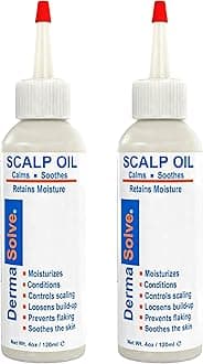 Dermasolve Dermasolve Psoriasis Scalp Oil 2-Pack Forumlated to Loosen Scaling Build-up, Moisturize, Condition, Prevent Itching, Flaking and Soothe the Scalp. (4.0 oz per bottle)