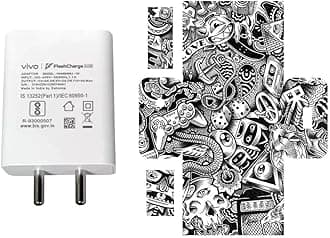 AtOdds - Compatible for Vivo Flash Charger (44W) - Charger/Adapter Skin Wrap (Graffiti39)