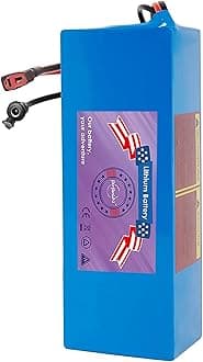 ‌48V 10Ah Lithium Ebike Battery Pack 36V/48V/52V 10Ah/14Ah/20Ah/30Ah with 30A BMS | 200-1200W Motorcycle/Scooter/Bicycle | T-Plug Design（48V10Ah Without Charger）