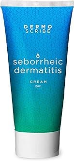Seborrheic Dermatitis Cream, Eczema Cream, Fast-Acting Itchy Skin Relief, Eases Itching, Redness, & Scaling, for Face, Chest & Scalp, 2 oz