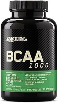OPTIMUM NUTRITION BCAA 1000 60 Capsules Direct Shipping