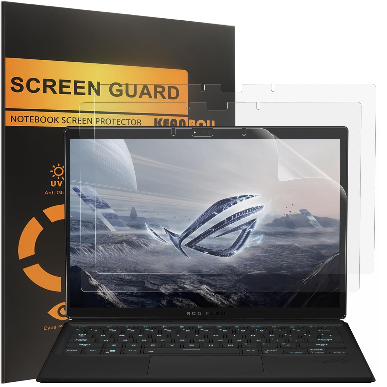 3 Pack Designed for New 2025 ASUS ROG Flow Z13 GZ302 Laptop Tablet Screen Protector (13.4 Inch), Anti Glare and Anti Fingerprint (Matte) Shield,(Fits model 2025 only !)
