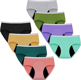Geronmine Teen Girls Period Underwear Menstrual Leakproof Panties for First Period Starter Panty Kids Cotton Protective Brief