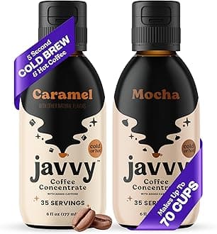 Coffee Concentrate Bundles - Cold Brew Coffee, Perfect for Hot or Iced Instant Coffees, Hot Drinks, Cold Brew Concentrate - Caramel & Mocha