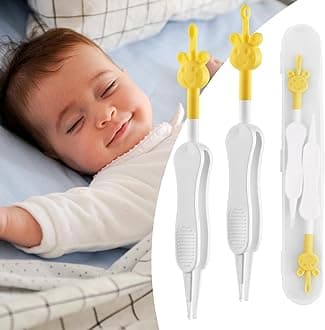 Baby Nose and Ear Gadget Baby Nose Picker Nose Cleaner for Baby Infants and Toddlers (Yellow+Yellow)