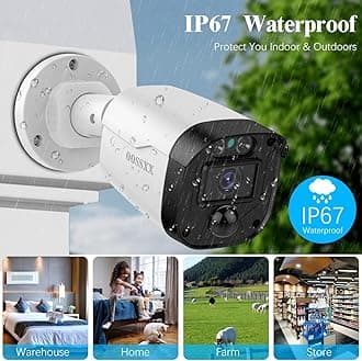 Full HD 5MP Definition Wired Security Camera System 16Pcs Outdoor Home Surveillance Cameras CCTV Camera Security System Outside Surveillance Video Equipment