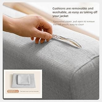 Foldable Sofa Bed - Modern Style Living Room and Bedroom Comfortable Sofa with Storage - Double-Seat Multi-Functional Soft Sofa (blue, 128CM)