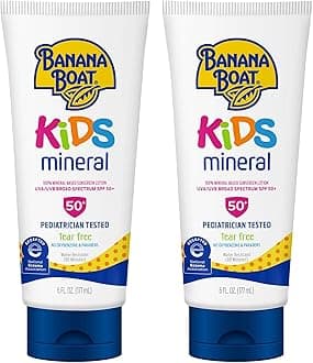 Banana Boat Kids Mineral Sport Sunscreen Lotion, SPF50