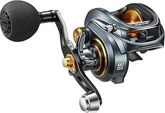 Piscifun Alijoz Baitcaster Fishing Reel, 300 Size Aluminum Frame Baitcasting Reel, 33Lbs Max Drag, Freshwater & Saltwater Low Profile Casting Reel for Musky, Available in 6.6:1/8.1:1 Gear Ratio